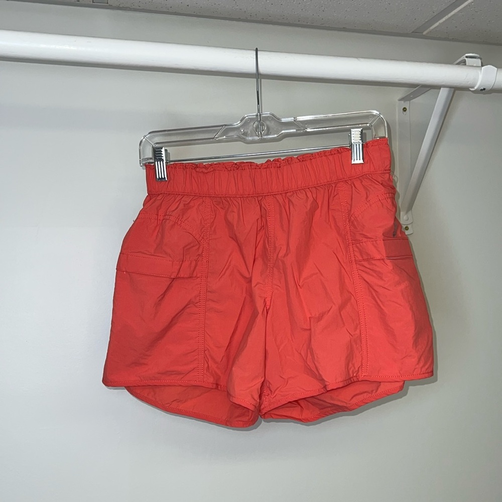 Free People Movement Coral‎ Lightweight Elastic Waist Shorts- XS